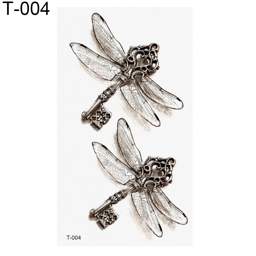 Hình Xăm Dán Tạm Thời Hình Lá Phong / Cáo / Hươu Chống Nước Thời Trang