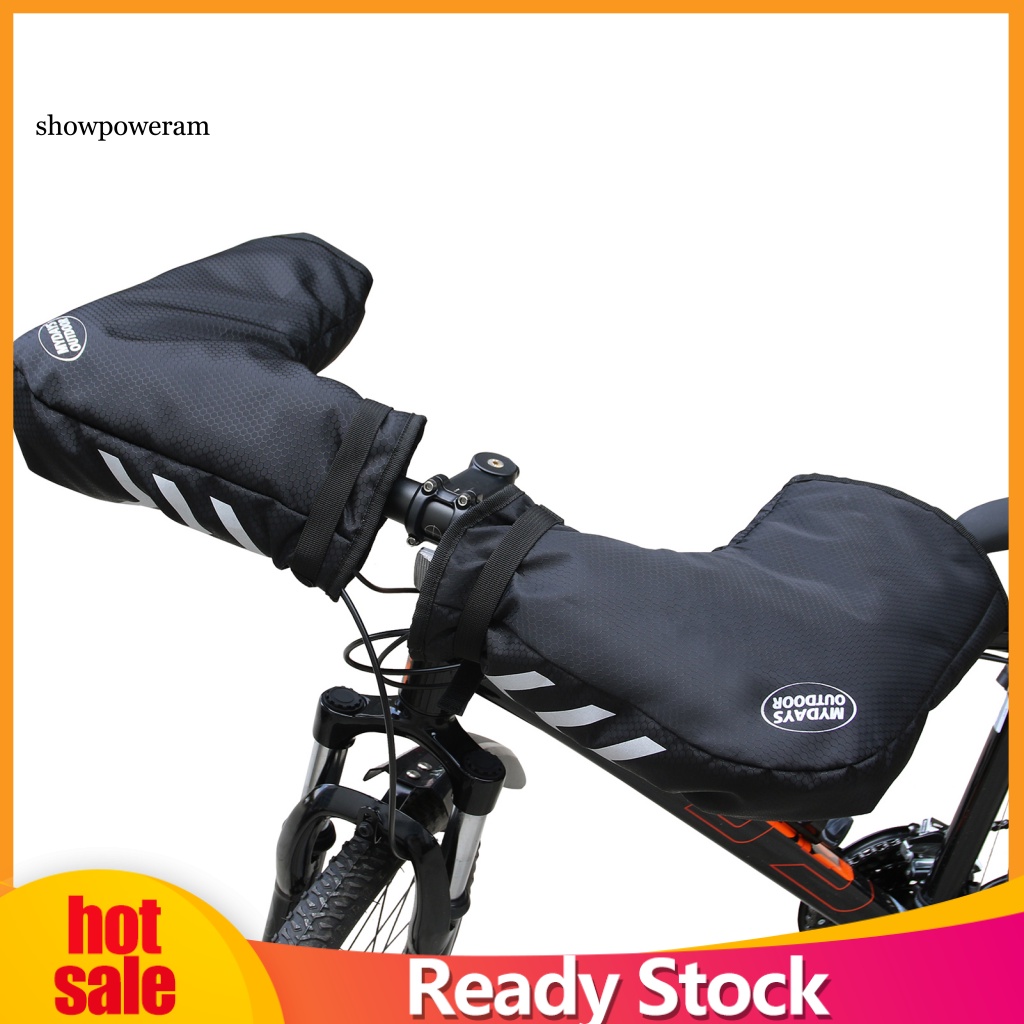 1 Cặp Găng Tay Lái Xe Đạp / Xe Máy Vải Oxford Mềm Ấm Áp Chống Thấm Nước