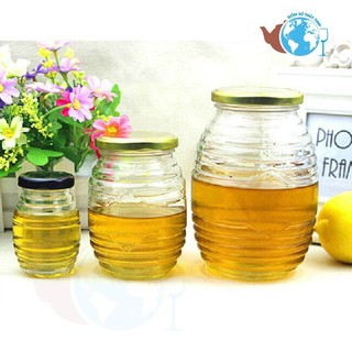 Hũ thủy tinh đựng mật ong 350ml