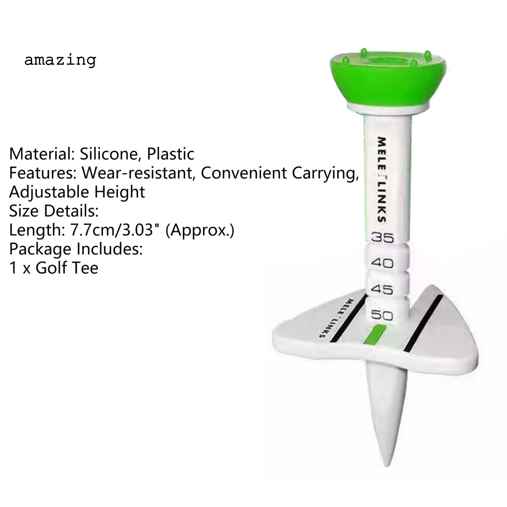 Giá Đỡ Bóng Golf Bằng Nhựa Có Thể Điều Chỉnh Chiều Cao