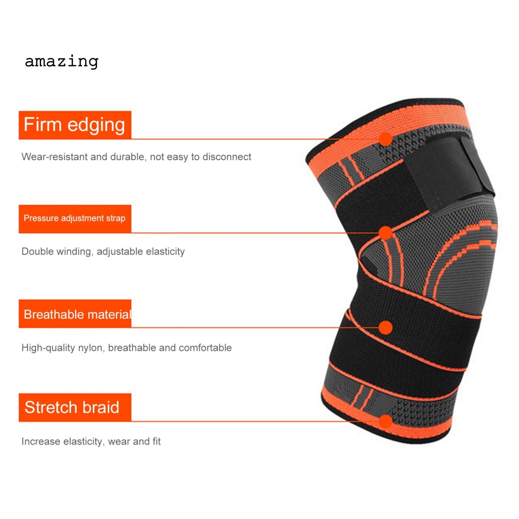 Bộ 2 Băng Quấn Bảo Vệ Đầu Gối Co Giãn Tiện Dụng Khi Chơi Thể Thao