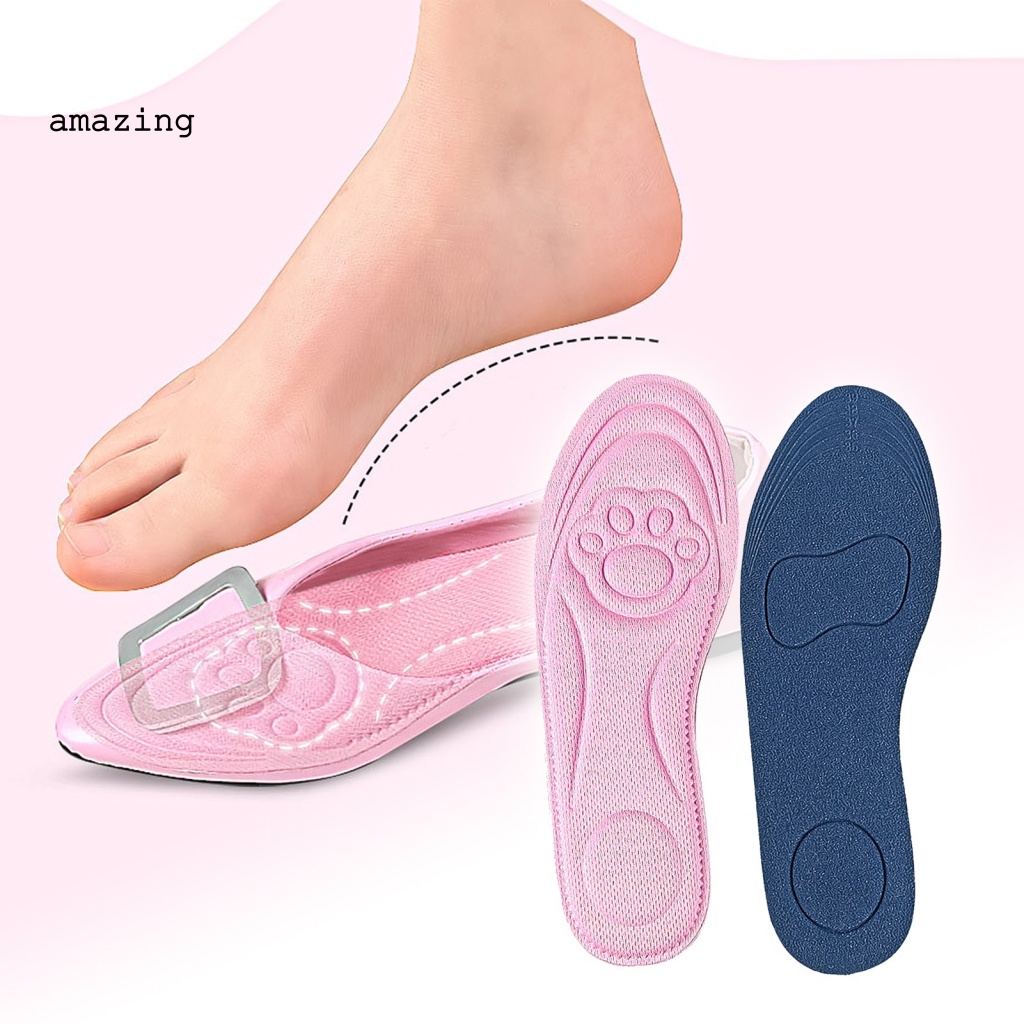1 Cặp Đế Lót Giày Thể Thao Phẳng An Toàn Mềm Mại