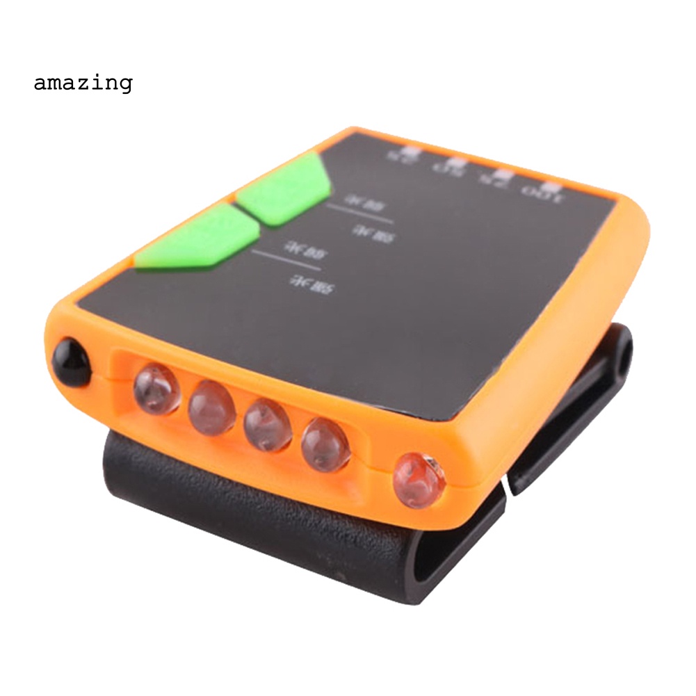 Đèn LED Kẹp Mũ Lưỡi Trai Có Thể Sạc Lại Bằng Cổng USB Dùng Khi Đi Câu Cá / Leo Núi