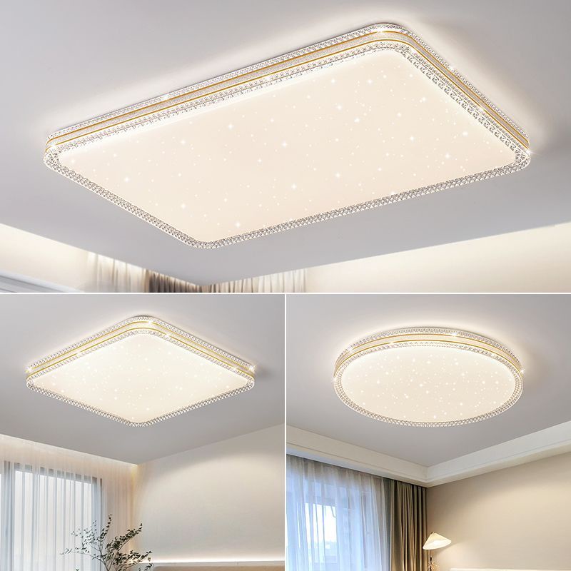 Ultra Đèn Trần led Siêu Mỏng Điều Khiển Bằng Giọng Nói Thông Minh Sáng Tạo