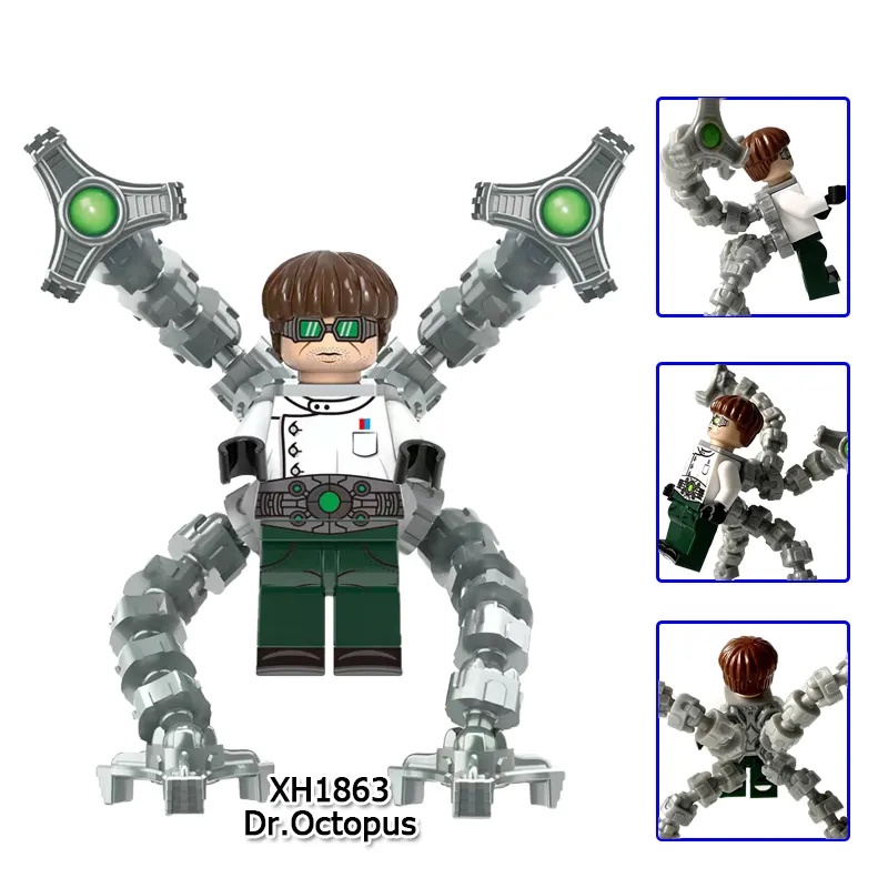 Mô Hình Đồ Chơi Hình Bạch Tuộc / Bác Sĩ / Bạch Tuộc Mini Bằng Nhựa Độc Đáo Giáo Dục