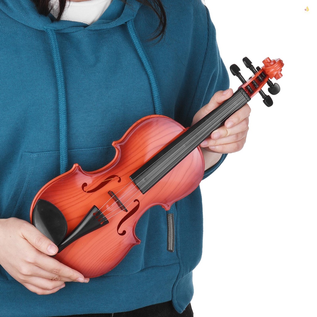Đồ Chơi Đàn Violin Điện Mini 4 Dây Tùy Chỉnh Kèm Cung Vĩ Cầm Cho Bé