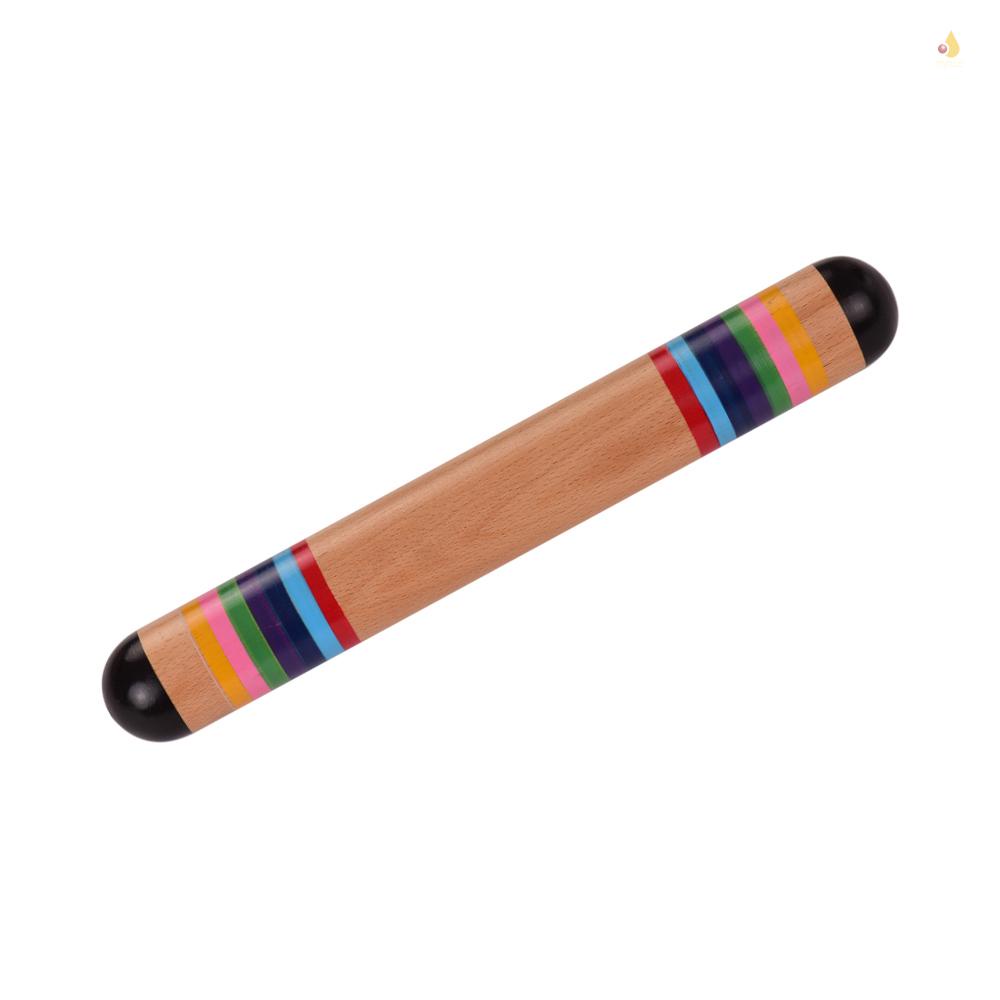 Đồ Chơi Gậy Đi Mưa Bằng Gỗ Màu Cầu Vồng Cho Trẻ Em Và Người Lớn