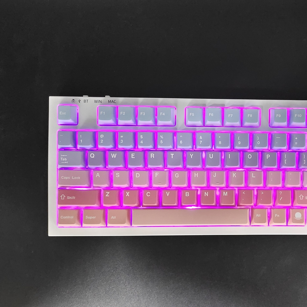 Colorful Cloud Keycap Gradient Set 138 Nút Bàn Phím Cơ PBT Nhiều Màu Sắc Gradient