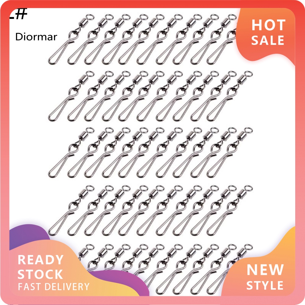 Set 50 Khóa Ma Ní Hỗ Trợ Câu Cá Size 10 # 8 # 6 # 4 # 2 #