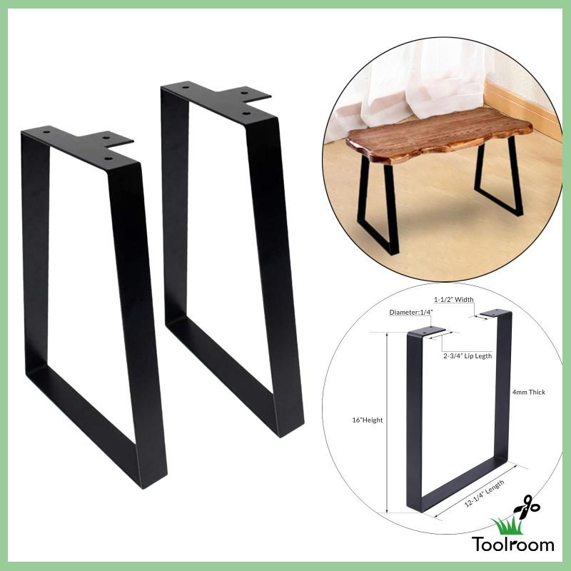 Bộ 2 Chân Bàn DIY Hình Thang Chuyên Dụng Cho Trang Trí Bàn Cà Phê