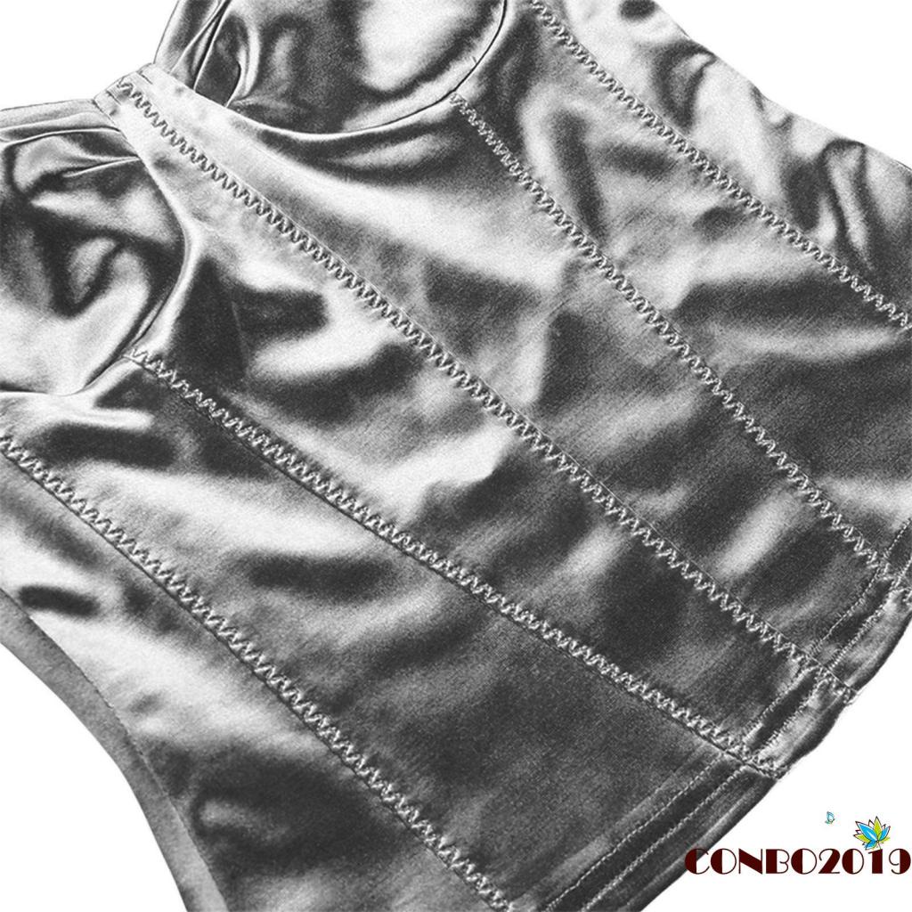 Áo Hai Dây Hở Lưng Màu Trơn Dáng Ôm Thời Trang Mùa Hè Cho Nữ