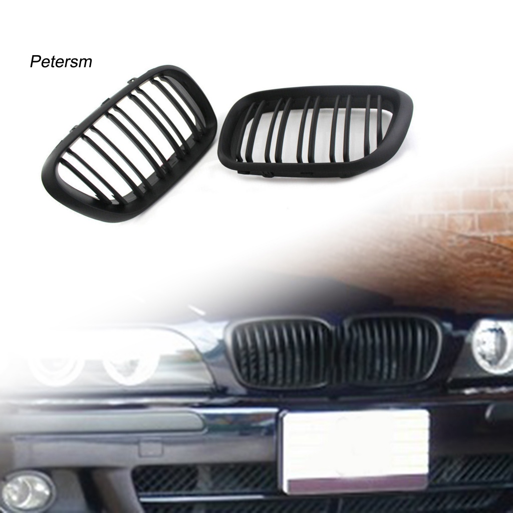 Bộ 2 LướI TảN NhiệT MàU Đen NháM GắN Mui Xe 51138250052 51138250051 Phụ Kiện Chuyên Dụng Dành Cho BMW X5 Series E53 99-03