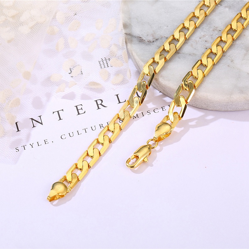 Vòng cổ Thép Không Gỉ Mạ Vàng Margot 20 "