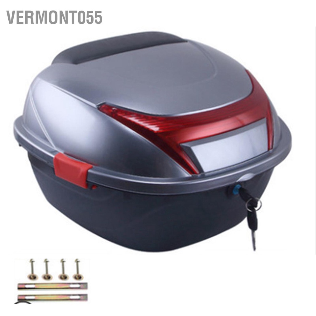 Vermont055 Xe Máy Phía Sau Hộp Mũ Bảo Hiểm Hành Lý Đầu Dung Lượng Lớn Đa Năng Cho Electromobile