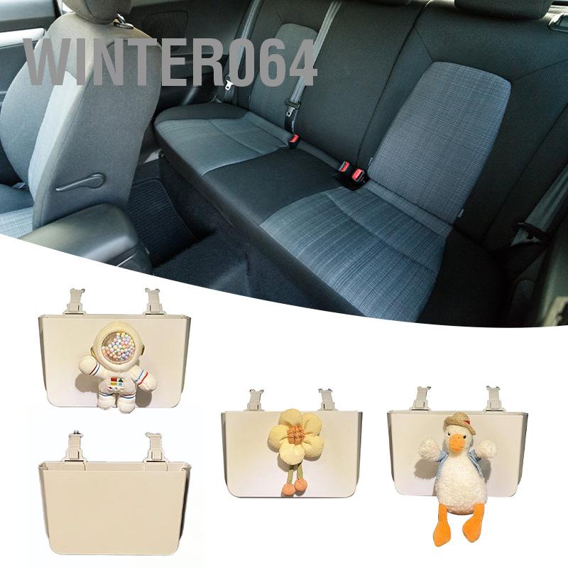 Winter064 Gối Tựa Đầu Ô Tô Túi Treo Nhựa Có Thể Gập Lại Ghế Sau Người Tổ Chức Nhẹ Bảo Quản Rác