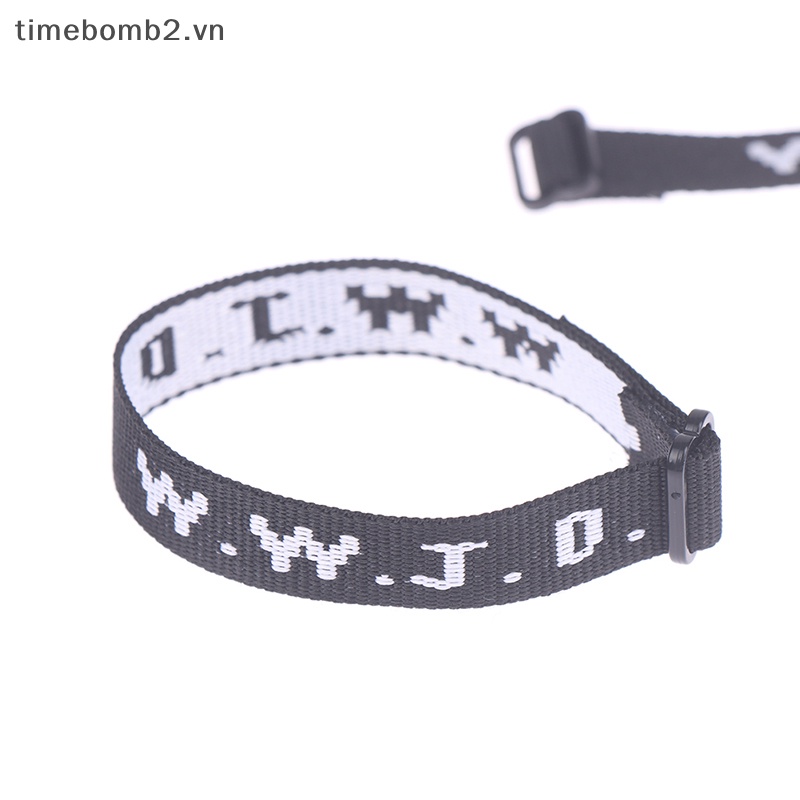 Bộ 4 Vòng Tay In Chữ WWJD What Would Jesus Do