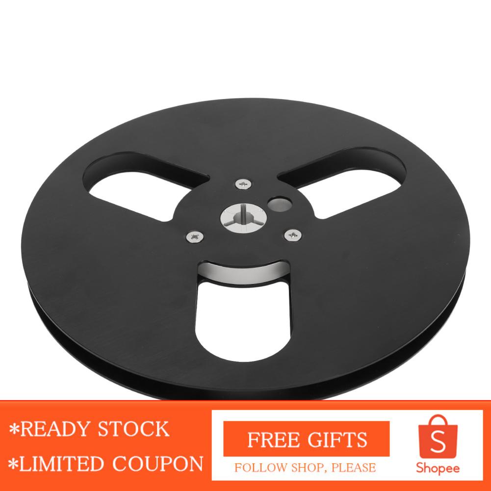 Alwaysonline Recording Tape Reel  1/4 7 Inch Empty Black for To Recorder
