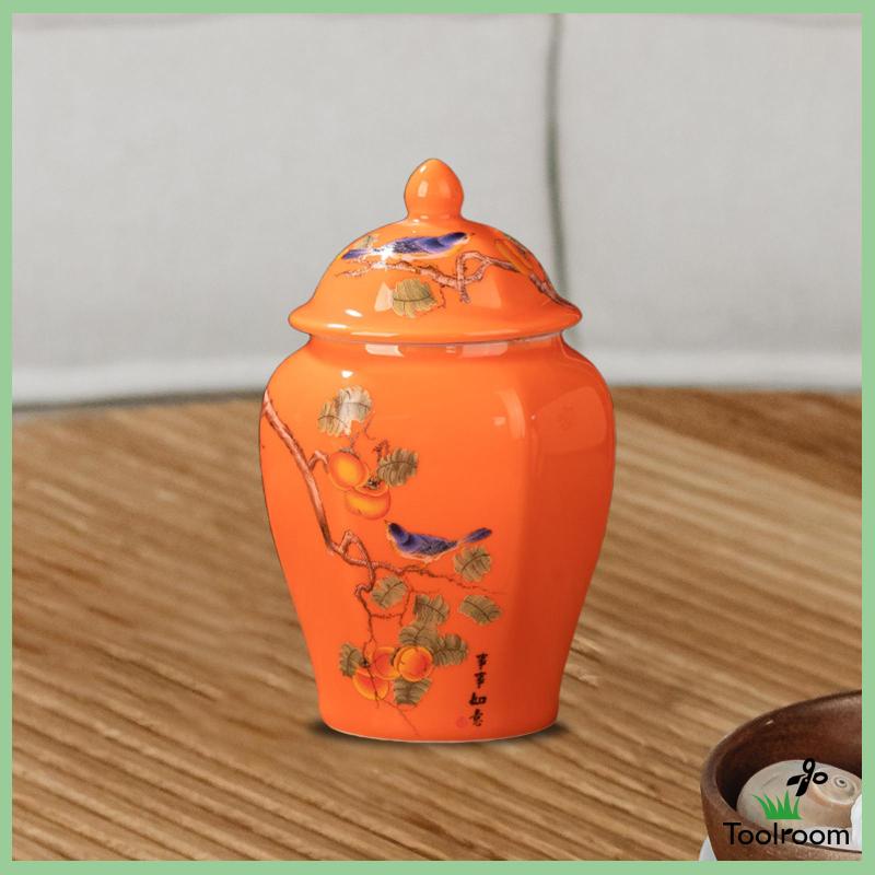 Lọ Gốm Đựng Gừng Truyền Thống Để Bàn Trang Trí Văn Phòng