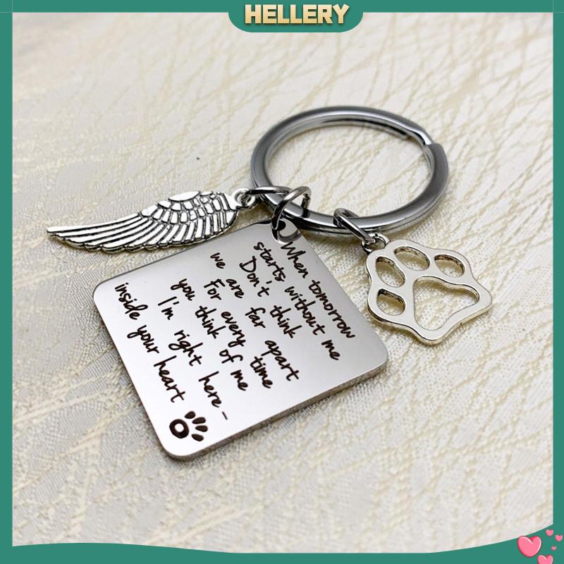 Móc Chìa Khóa Có Thể Khắc Hình Thú Cưng Chống Mất Dành Cho Thú Cưng