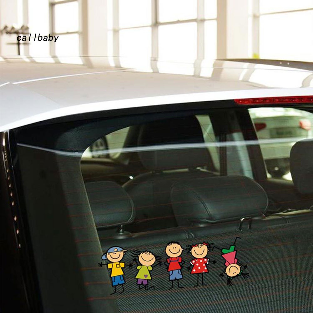 Miếng Dán Trang Trí Xe Hơi Họa Tiết Hoạt Hình Vui Nhộn
