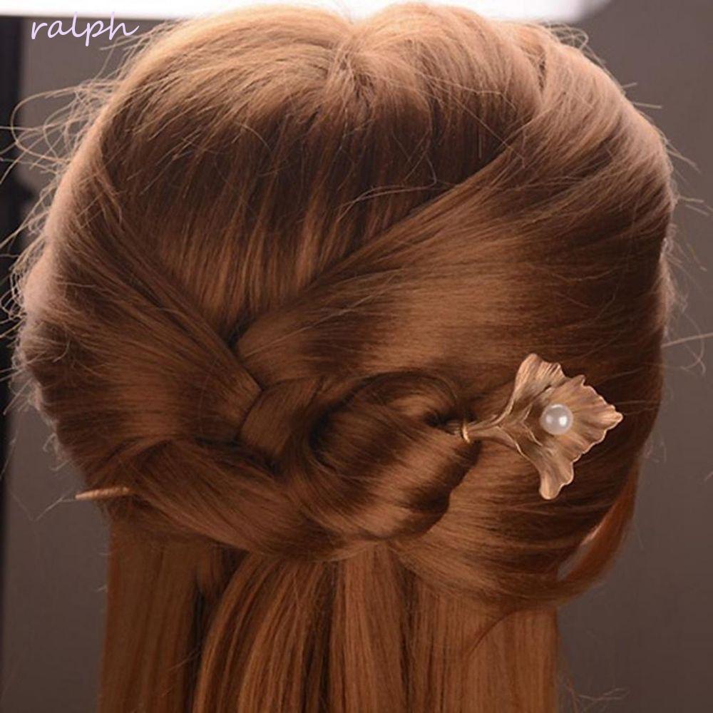 Kẹp Tóc Kim Loại Đính Hạt Giả Thời Trang Cho Nữ