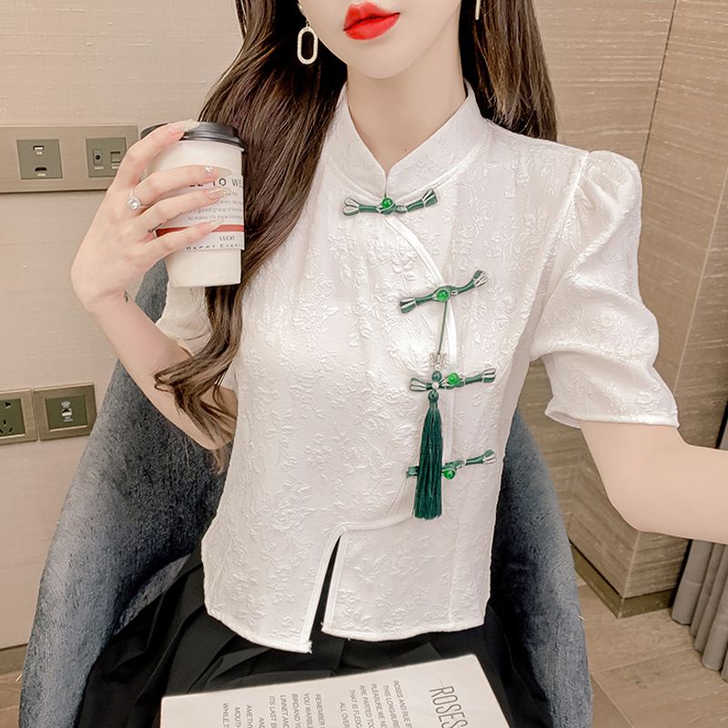Áo Kiểu/Áo kiểu nữ/Áo Kiểu Nữ Hàn Quốc/áo kiểu hàn quốc/áo nữ kiểu sang chảnh/áo trễ vai/áo trung hoa/Áo Voan Kiểu/Áo kiểu trung hoa
