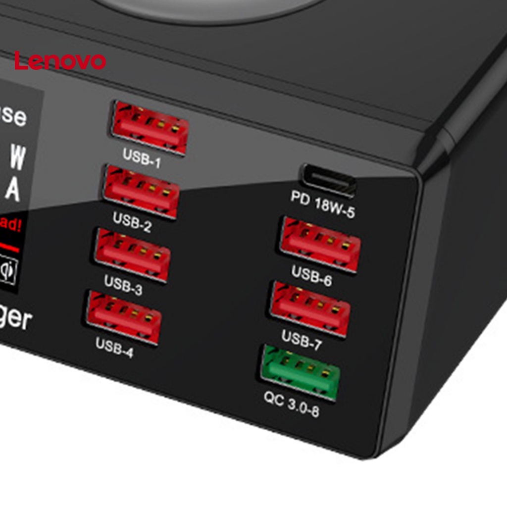 Bộ SạC Nhanh Không Dây X9 8 CổNg PD QC3.0 USB TiệN DụNg Đi Du LịCh