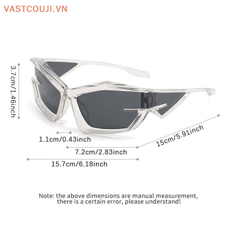 Kính Mát Mắt Mèo Tròng Bạc Chống Tia UV400 Phong Cách Retro Y2K Thời Trang Cho Nam Và Nữ
