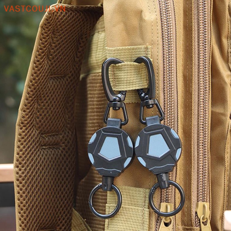 1 Móc Khóa VASTJI Đàn Hồi Có Thể Thu Gọn Chống Thất Lạc Dễ Dàng Cho Leo Núi Ngoài Trời