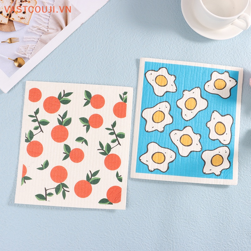 Khăn Lau Chén Dĩa Thấm Hút Tốt Tiện Lợi Cho Nhà Bếp