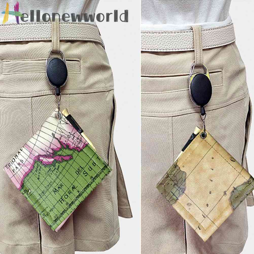 Khăn Lau Chùi Vệ Sinh Bóng Golf Hình Vuông Bằng PU