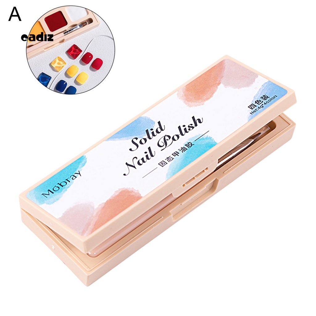 1 Bộ Gel Sơn Móng Tay Không Gây Kích Ứng Kèm Cọ Tiện Dụng DIY