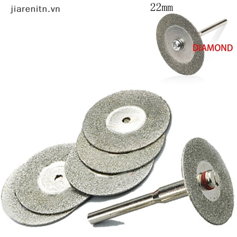 Set 5 Mũi Khoan Kim Cương 22mm + 1 Trục Khoan vn