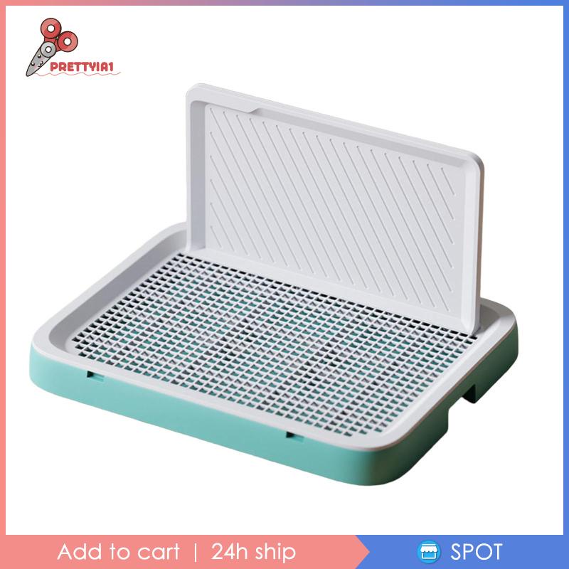 [Prettyia1] Khay Đi Vệ Sinh Cho Thú Cưng Trong Nhà Có Thể Tháo Rời Và Tái Sử Dụng