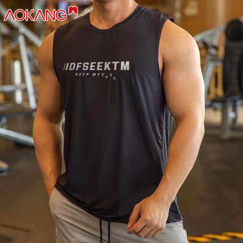 Áo Thun Thể Thao Sát Nách Thoáng Khí Nhanh Khô Thời Trang Mùa Hè Mới Cho Nam