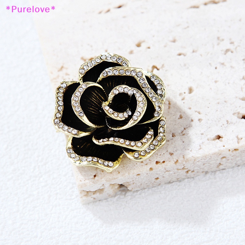 Ghim Cài Áo Hình Hoa Đính Đá Xinh Xắn Dành Cho Nữ Mới