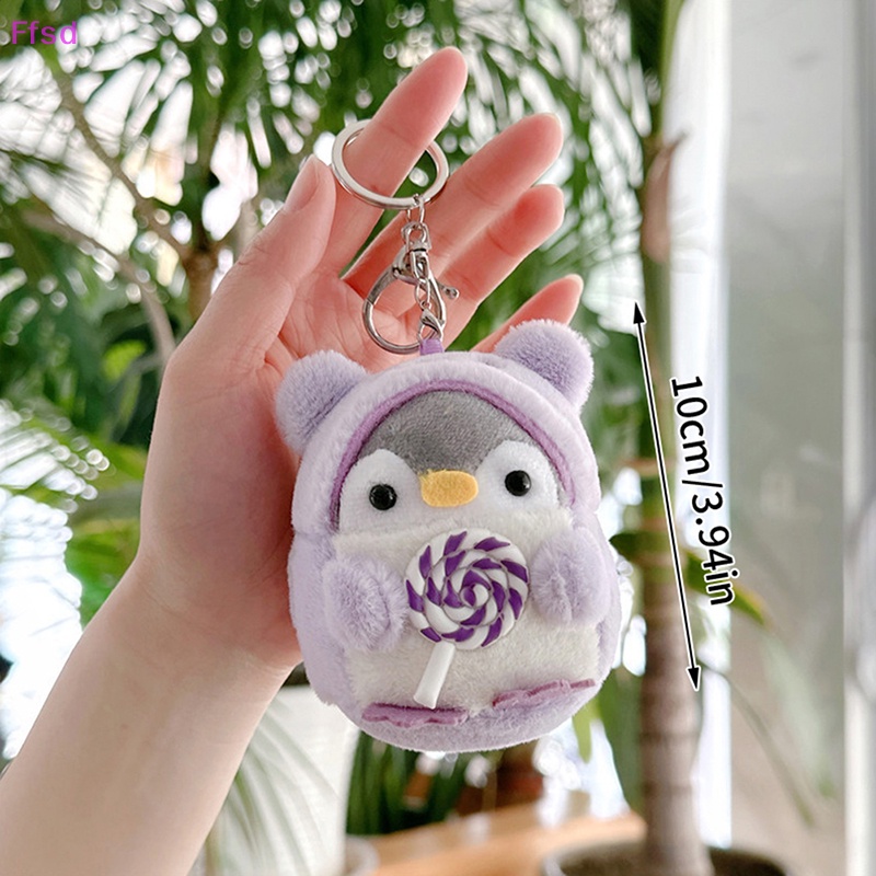 Móc Khóa Hình Chim Cánh Cụt Nhồi Bông Dễ Thương