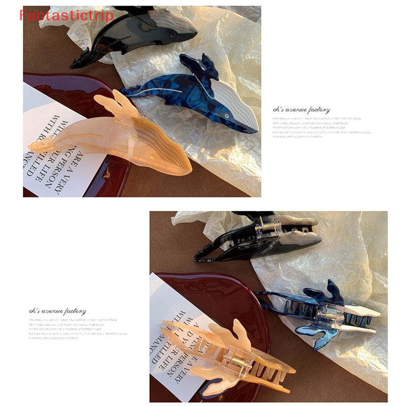 Kẹp Tóc Hình Cá Voi Xanh Thời Trang Cho Nữ