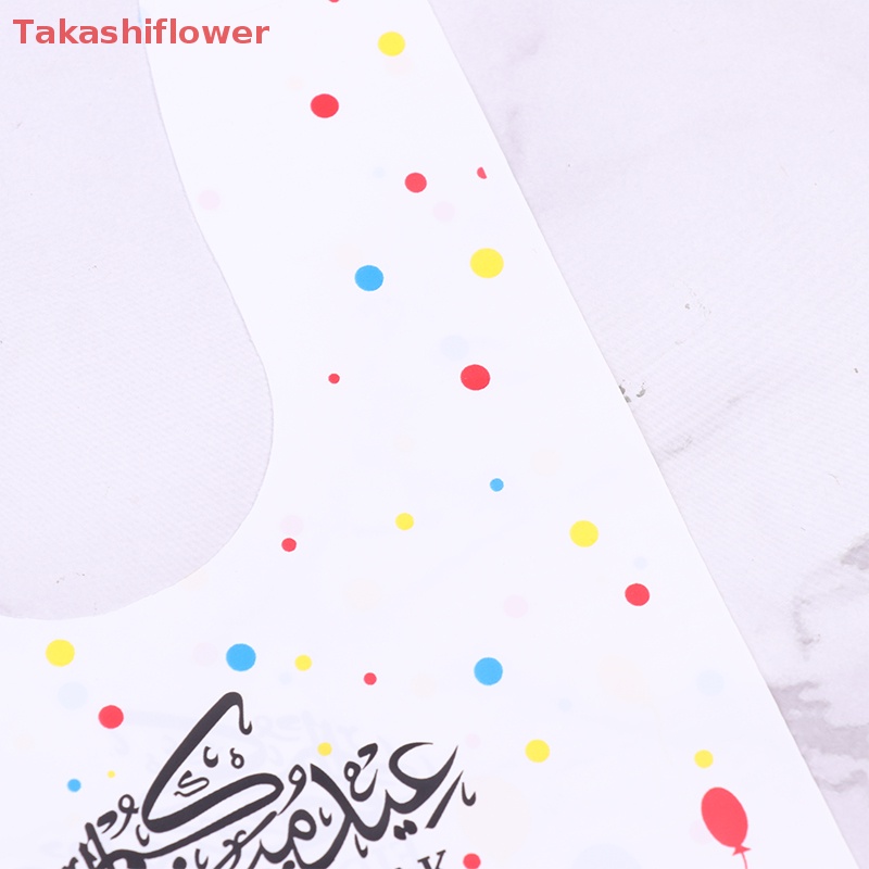 Set 50 Túi Đựng Kẹo Hình Tai Thỏ Phong Cách Hồi Giáo