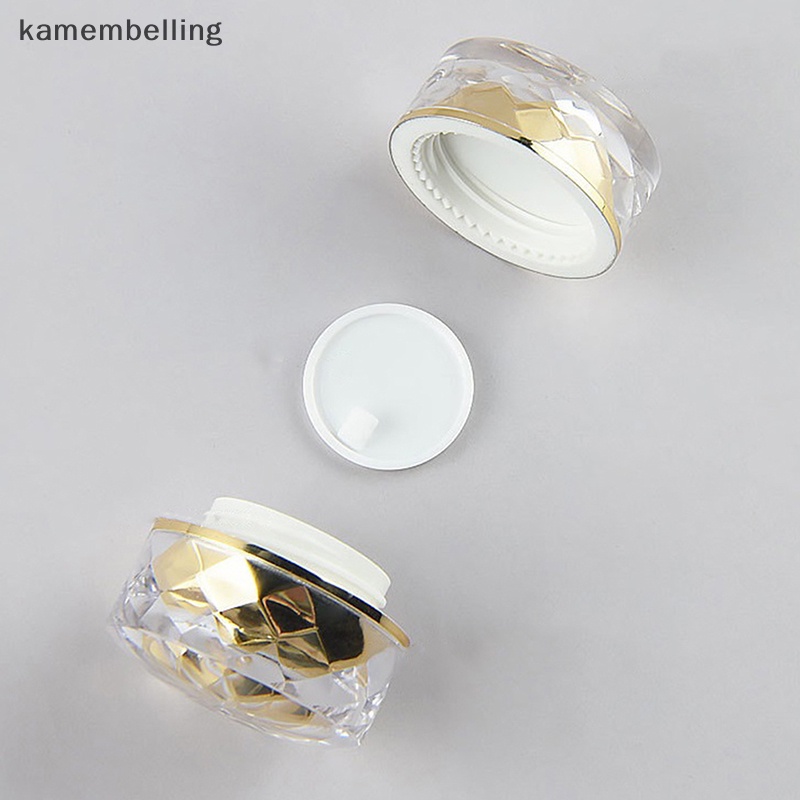 Kamembelling Hũ Nhựa Acrylic 7g Đựng Kem Dưỡng Có Nắp Trong Tiện Dụng