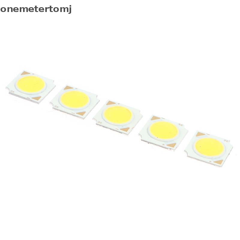 Set 5 Chip Đèn LED COB 3 / 5 / 7 / 10 / 12W 13 * 13mm 300mA Chất Lượng Cao