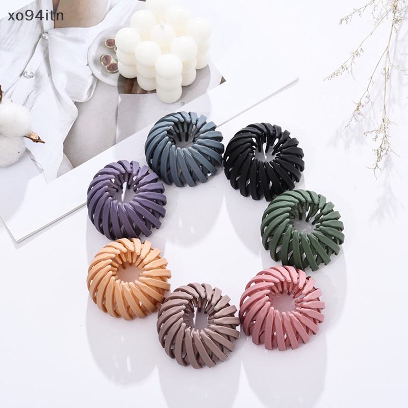 Kẹp Tóc Đuôi Ngựa Hình Tổ Chim Thời Trang Có Thể Thu Gọn