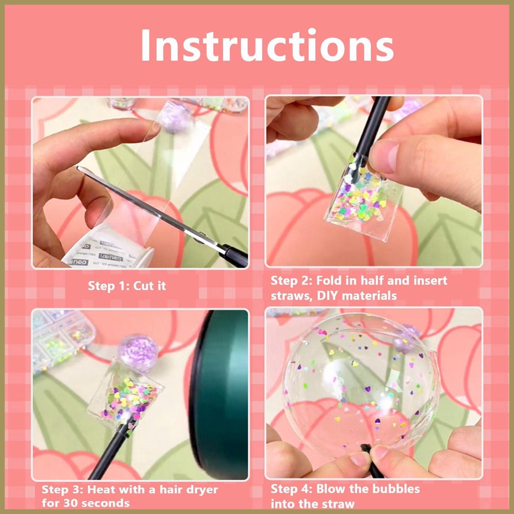 Cuộn Băng Keo Hai Mặt Ma Thuật DIY Dành Cho Bé Trai Và Bé Gái paca3vn