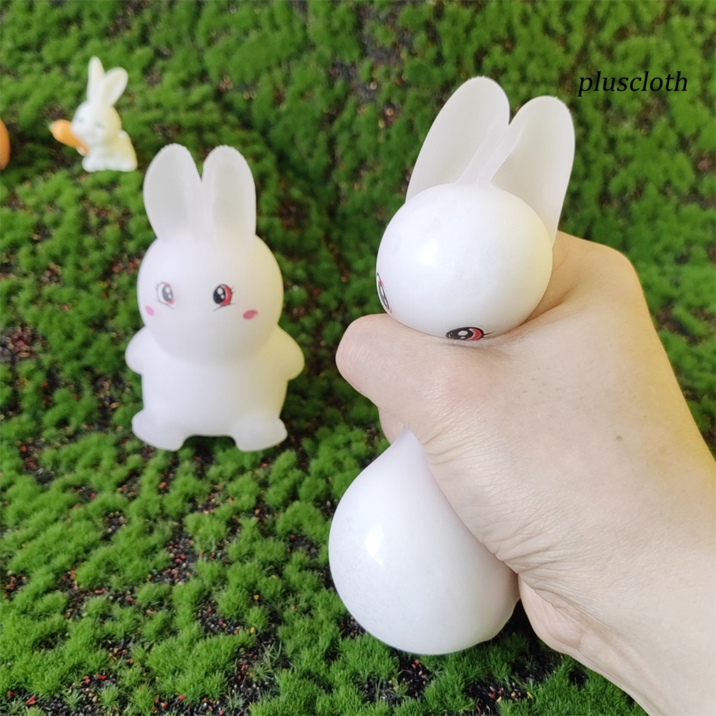 Đồ Chơi Xốp Squishy Giảm Stress Hình Thỏ Dễ Thương Cho Bé