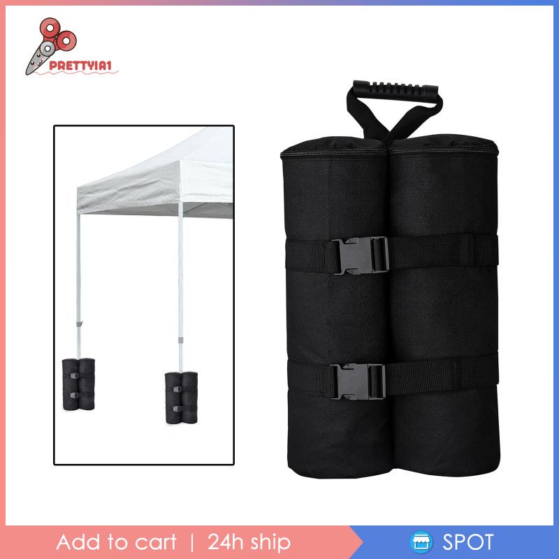 [Prettyia1] Túi Cát Màu Đen Để Dựng Lều Mái Hiên Không Cát