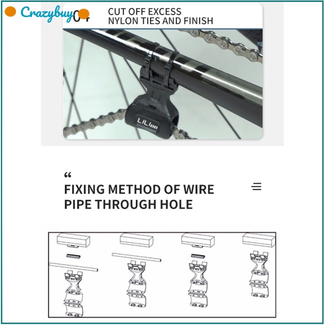 Cr Dụng Cụ Giữ Dây Xích Xe Đạp Leo Núi Chống Rơi Chuyên Dụng
