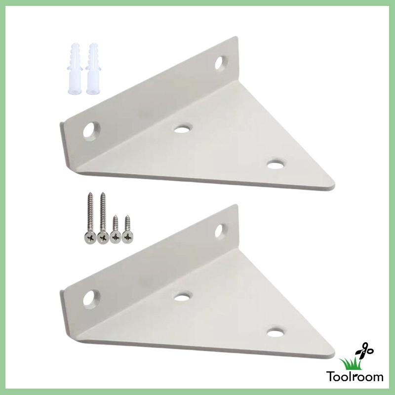 Giá Đỡ Bằng Kim Loại Gắn Góc Tường Tiện Dụng Cho Nhà Để Sách