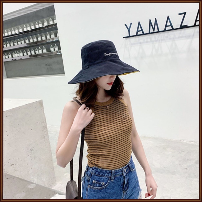 Mũ Lưỡi Trai Chống Nắng Thoáng Khí Thêu Họa Tiết Thời Trang Mùa Hè Cho Nữ