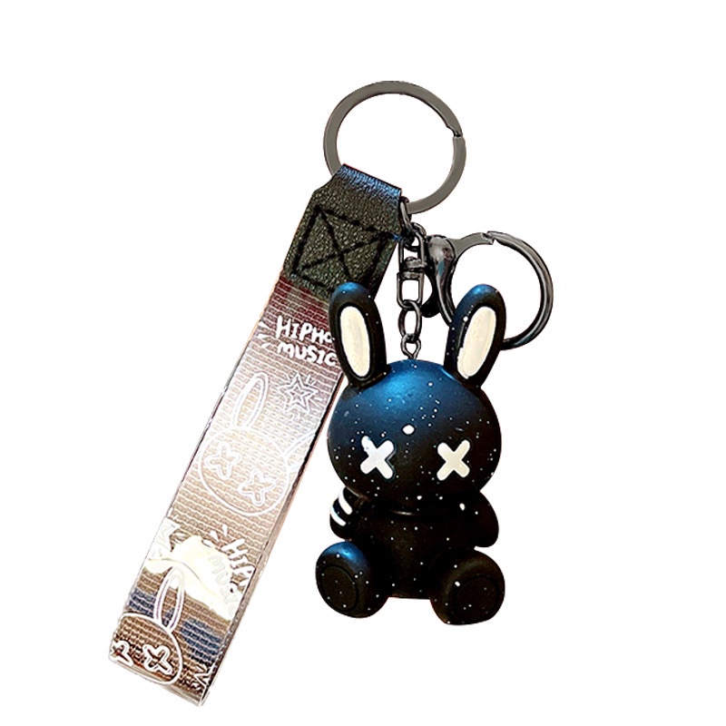 Hoạt Hình Móc Khóa Hình Thỏ Mắt xx Dễ Thương