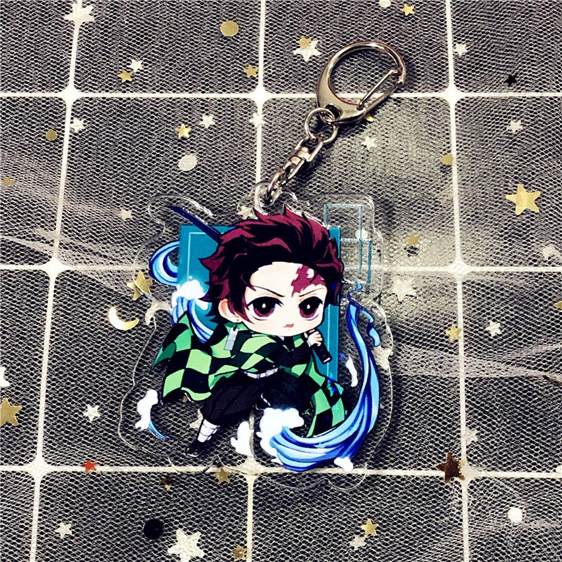 Móc Khóa Hoạt Hình Demon Slayer Bằng Acrylic